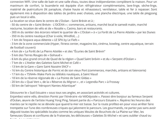 Familiale A 300m De La De L'ocean Saint-Brevin-les-Pins